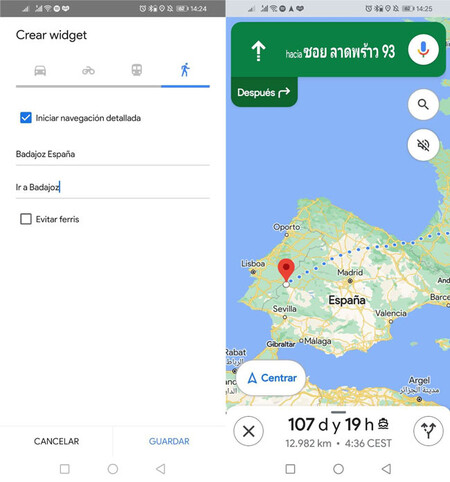 google maps nearby traffic widget for mac